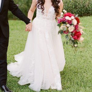 Rebecca Ingram Raelynn Lace A-Line Bridal Dress
